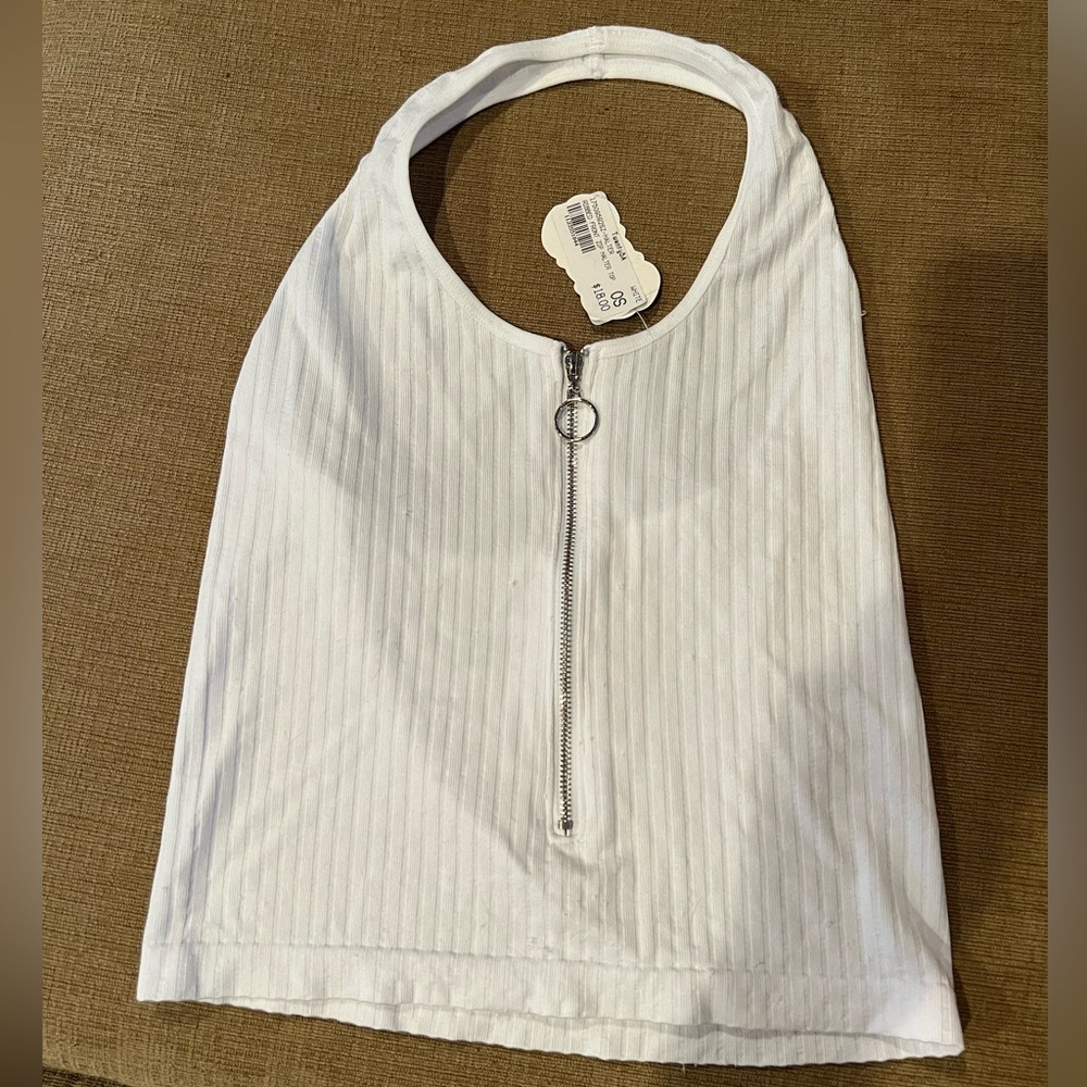 Suzette. Collection ribbed halter top